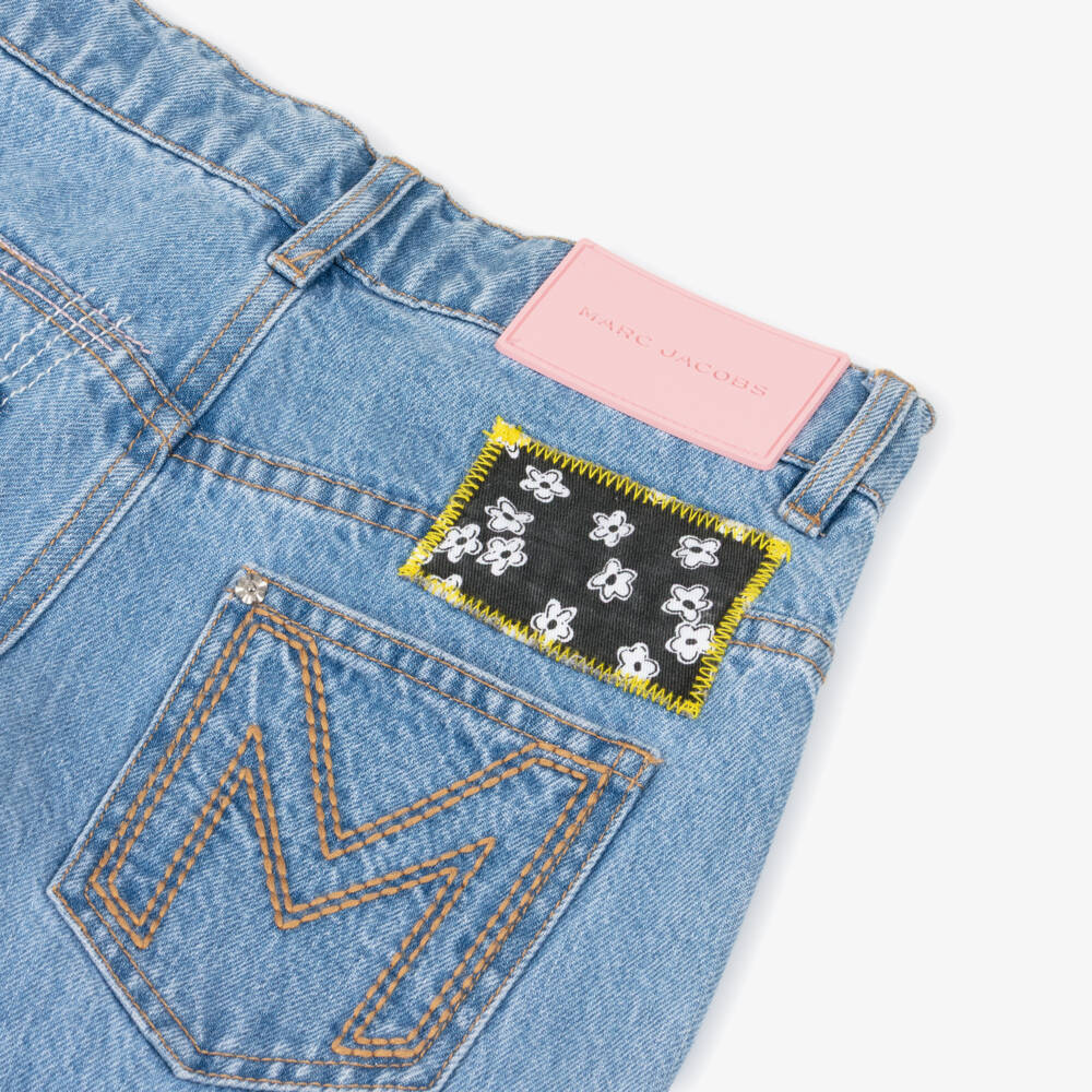 MARC JACOBS-Blue Patch Jeans | Childrensalon Outlet
