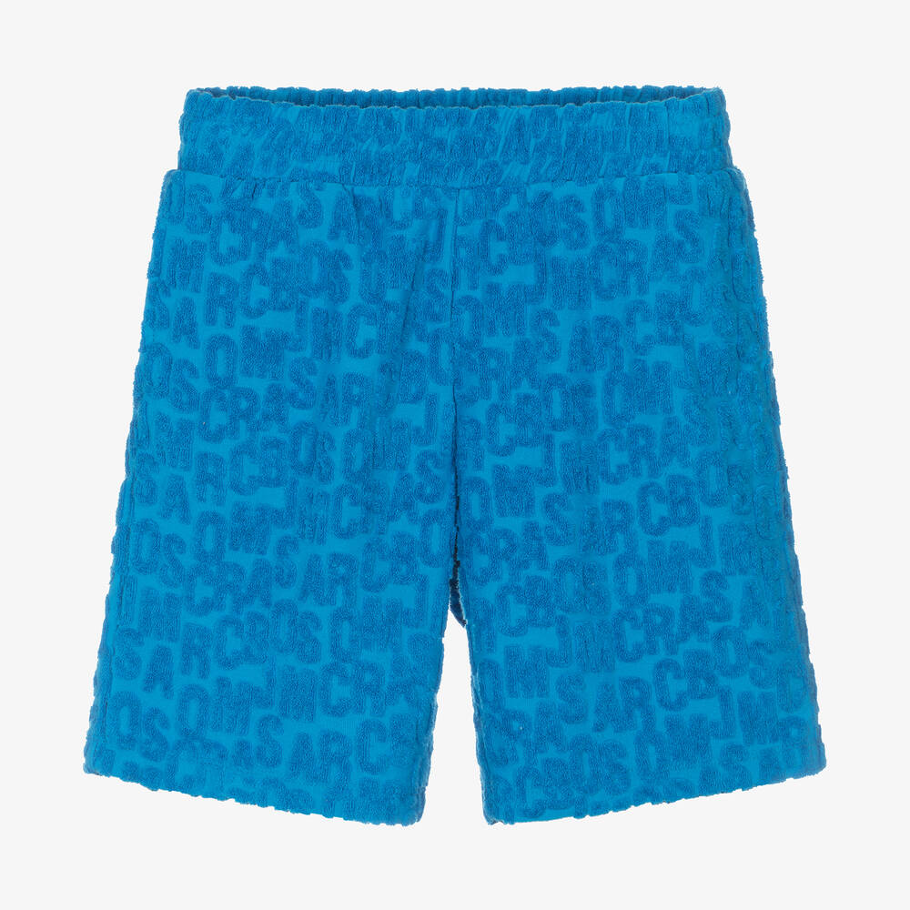 MARC JACOBS-Blue Towelling Shorts | Childrensalon Outlet