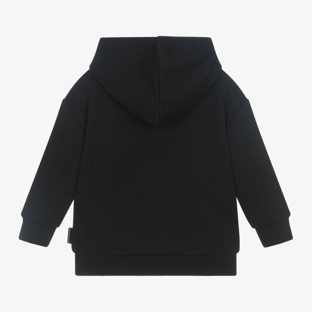 MARC JACOBS-توب هودي بطبعة حقيبة حزام بايكر قطن لون أسود | Childrensalon Outlet