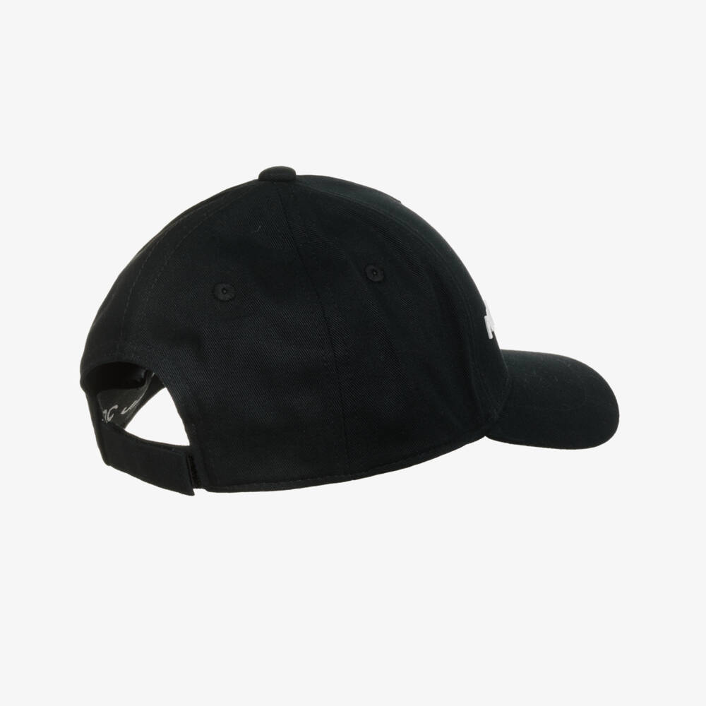 MARC JACOBS-Boys Black Twill Logo Hat | Childrensalon Outlet