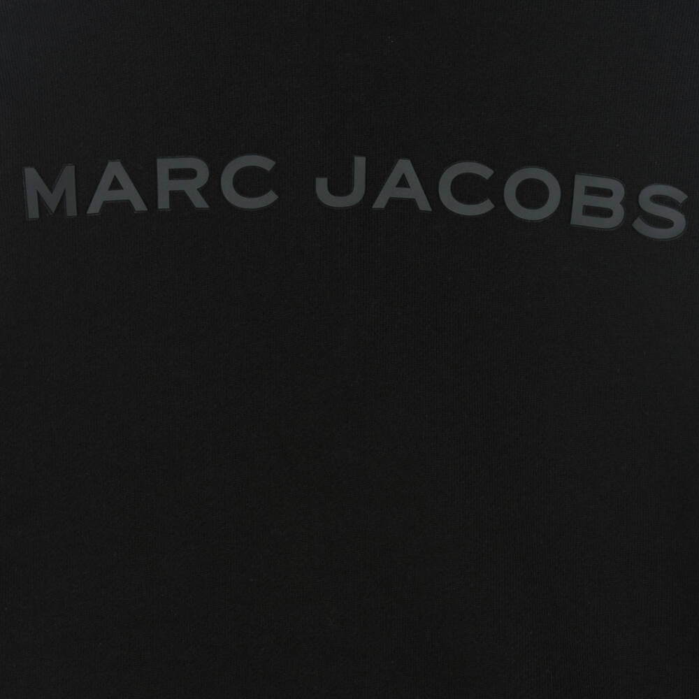 MARC JACOBS-Boys Black Zip-Up Hoodie | Childrensalon Outlet