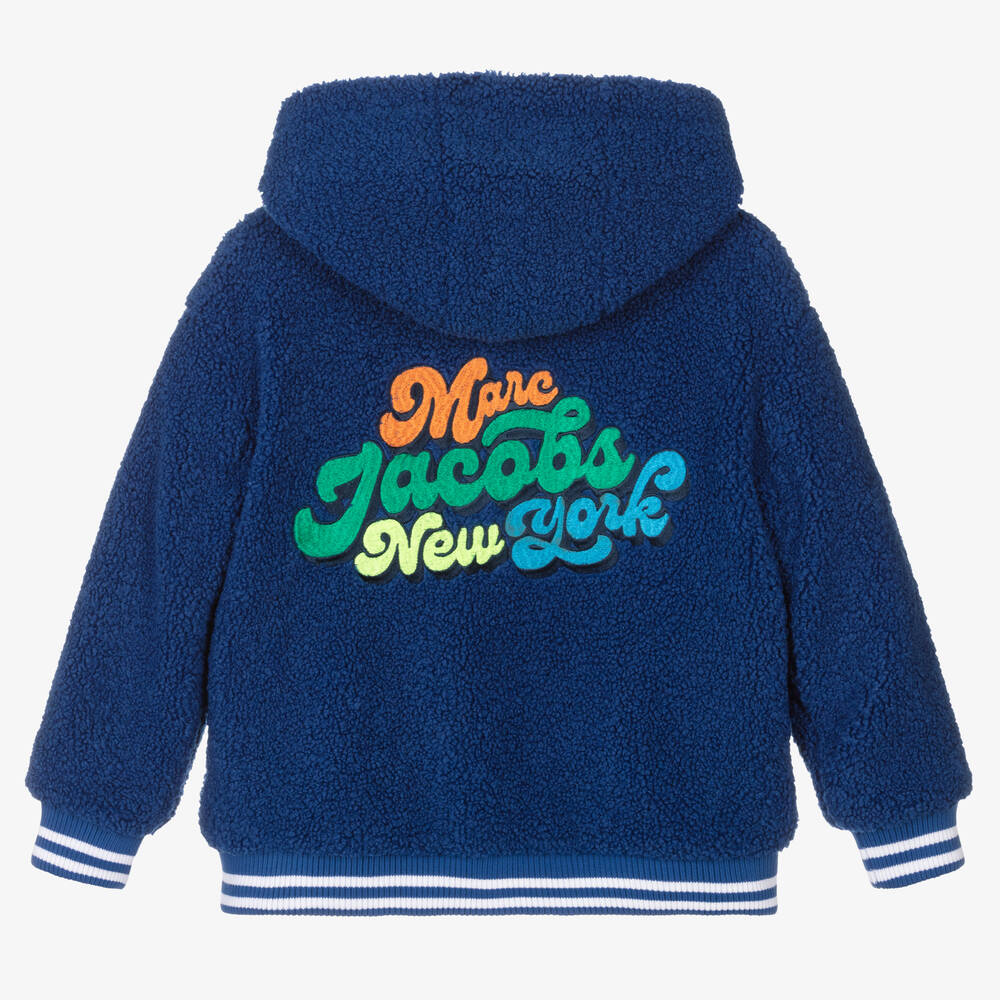 MARC JACOBS-توب بسحّاب فليس لون أزرق للأولاد | Childrensalon Outlet