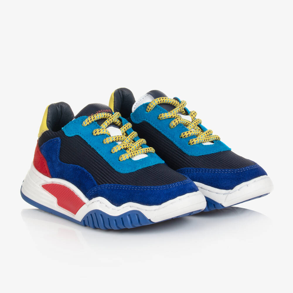 MARC JACOBS - Blaue Mesh-Sneakers in Blockfarben | Childrensalon