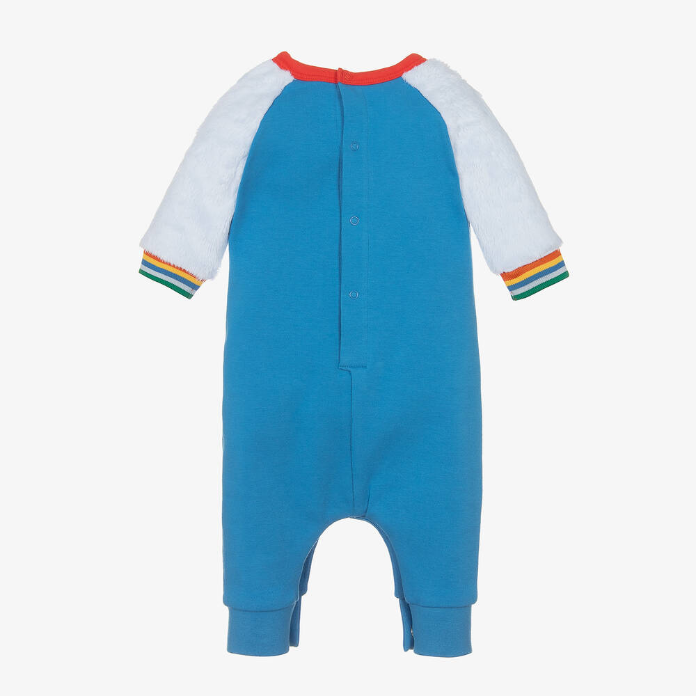 MARC JACOBS-Boys Blue Cotton Babysuit | Childrensalon Outlet