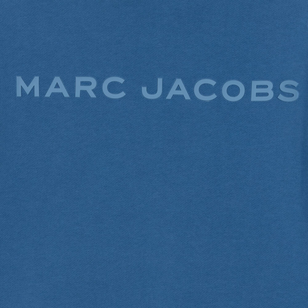MARC JACOBS-Boys Blue Cotton Hoodie | Childrensalon Outlet