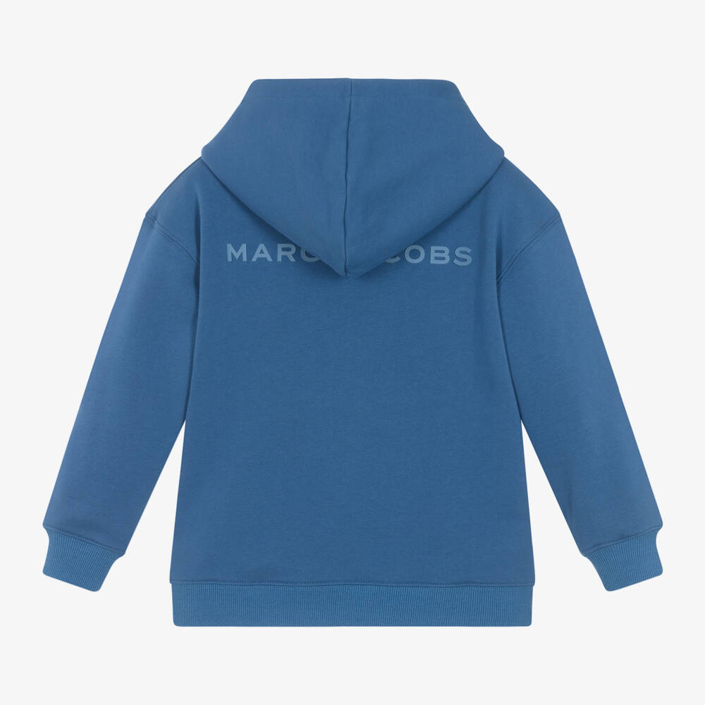 MARC JACOBS-Boys Blue Cotton Hoodie | Childrensalon Outlet