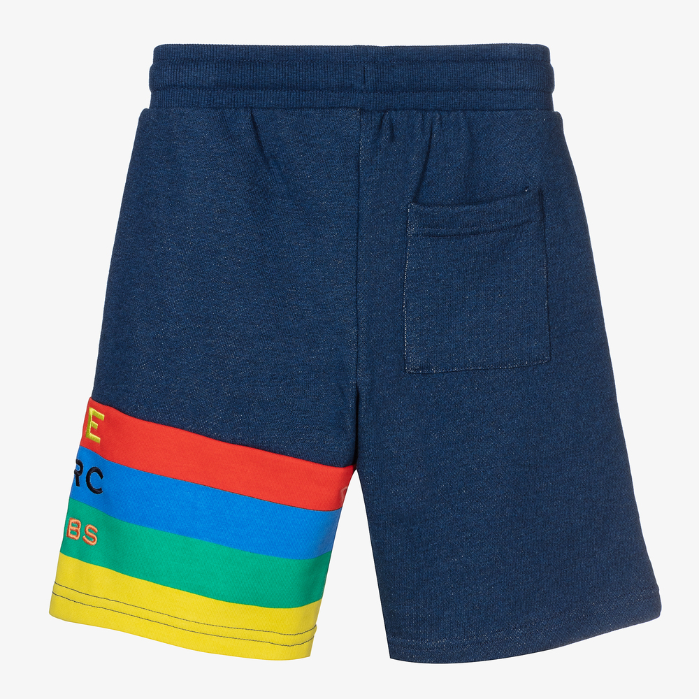 MARC JACOBS Boys Blue Cotton Jersey Shorts Childrensalon Outlet