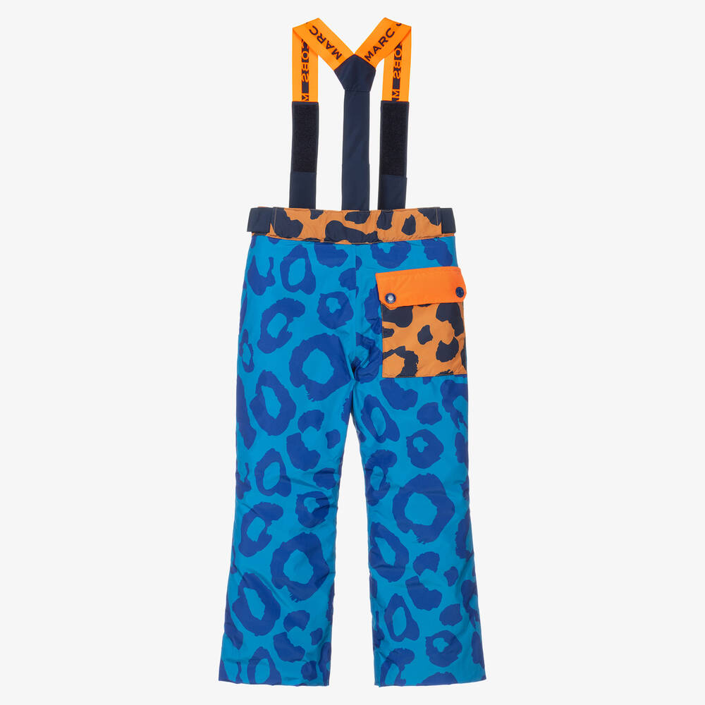 مارك جاكوبس-بنطلون تزلج بطبعة الفهد لون أزرق للأولاد | Childrensalon Outlet