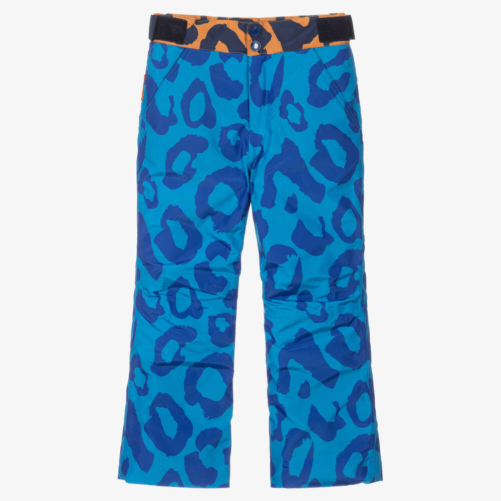 مارك جاكوبس-بنطلون تزلج بطبعة الفهد لون أزرق للأولاد | Childrensalon Outlet