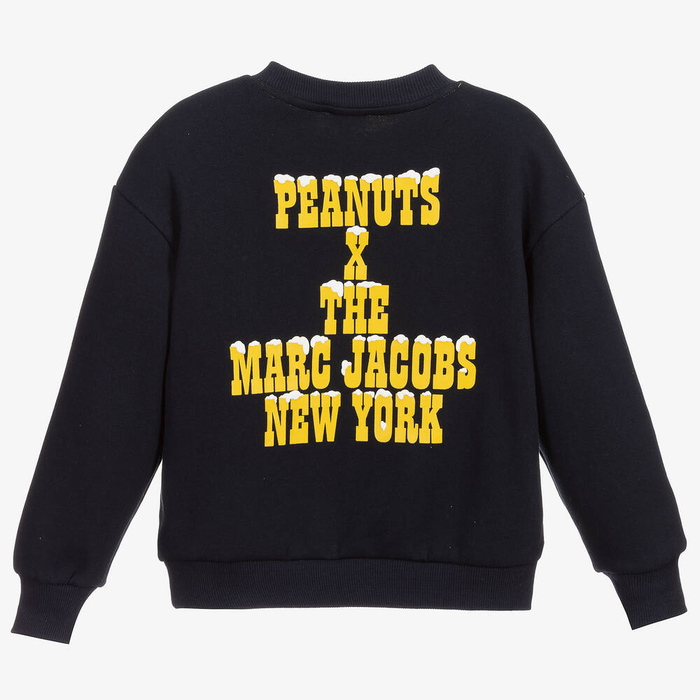 MARC JACOBS - Boys Blue Peanuts Sweatshirt | Childrensalon Outlet