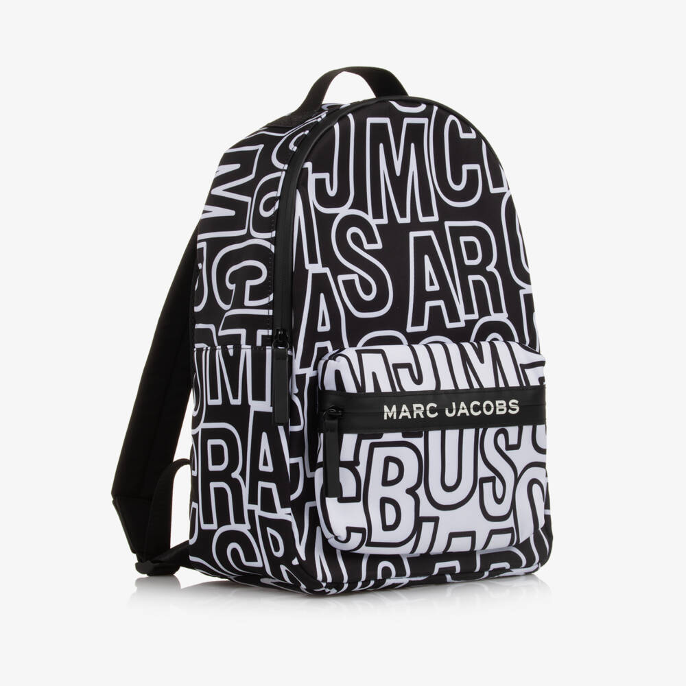 MARC JACOBS-Boys Bold Print Black Rucksack | Childrensalon Outlet