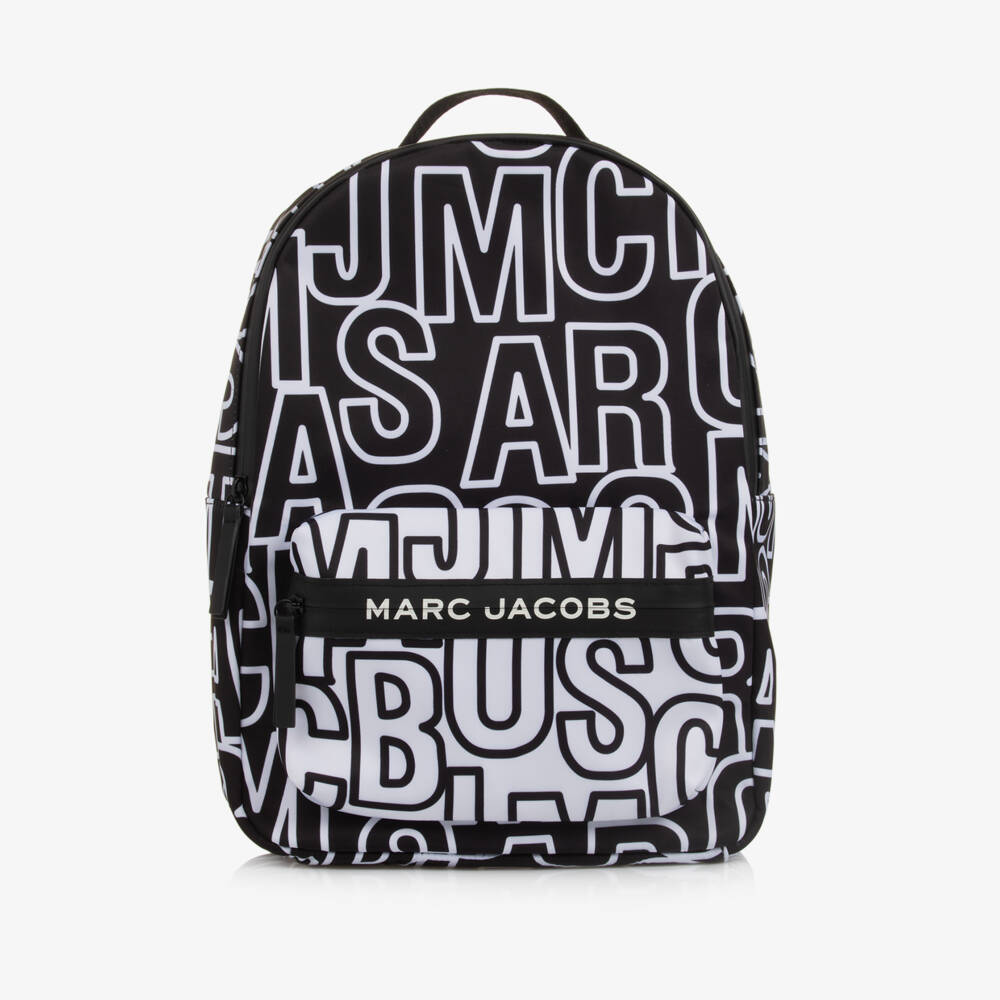 MARC JACOBS-Boys Bold Print Black Rucksack | Childrensalon Outlet