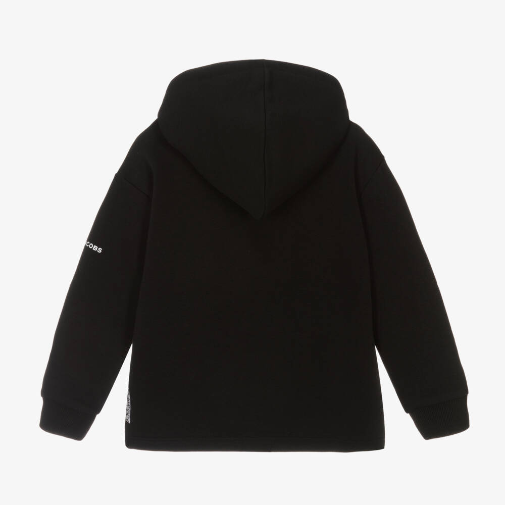 MARC JACOBS-Boys Classic Ebony Cotton Hoodie | Childrensalon Outlet