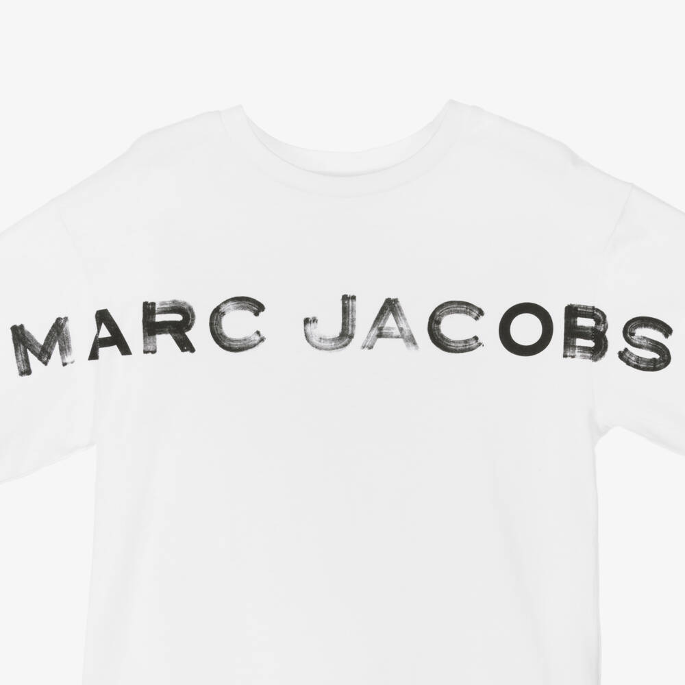 MARC JACOBS-Классическая белая хлопковая футболка для мальчиков | Childrensalon Outlet