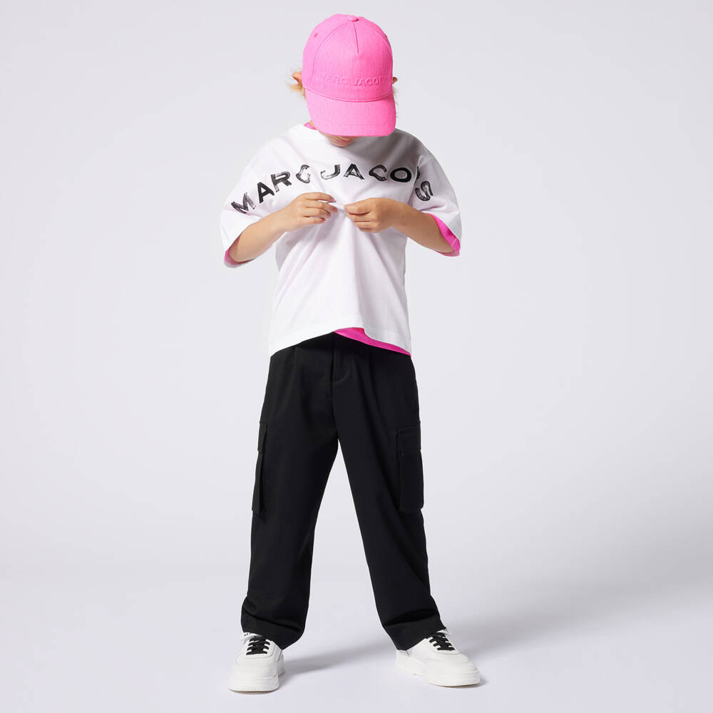 MARC JACOBS-Классическая белая хлопковая футболка для мальчиков | Childrensalon Outlet