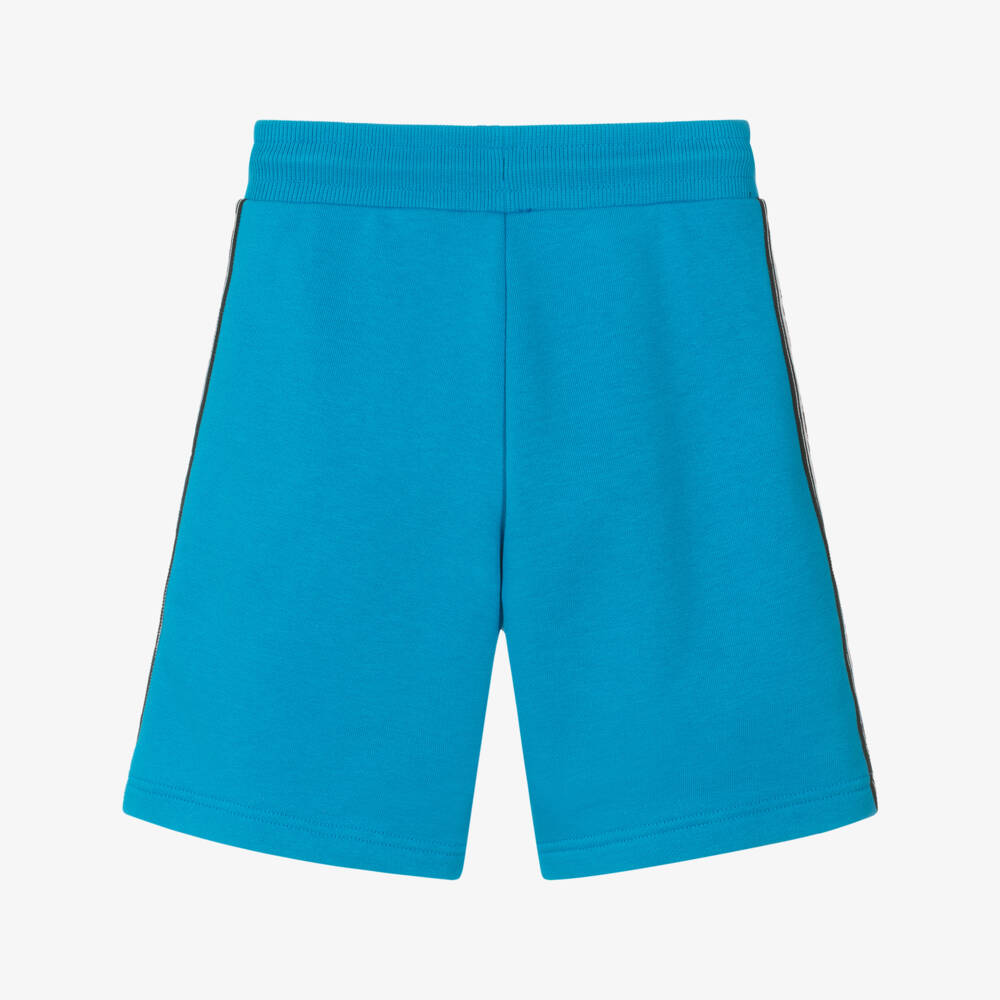 MARC JACOBS-Boys Cool Blue Logo Tape Shorts | Childrensalon Outlet