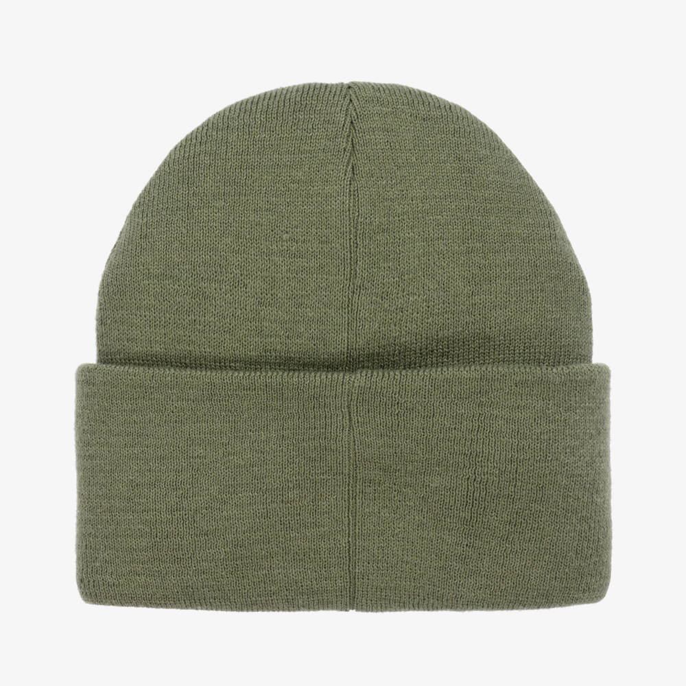 MARC JACOBS-Boys Green Wool Blend Beanie | Childrensalon Outlet