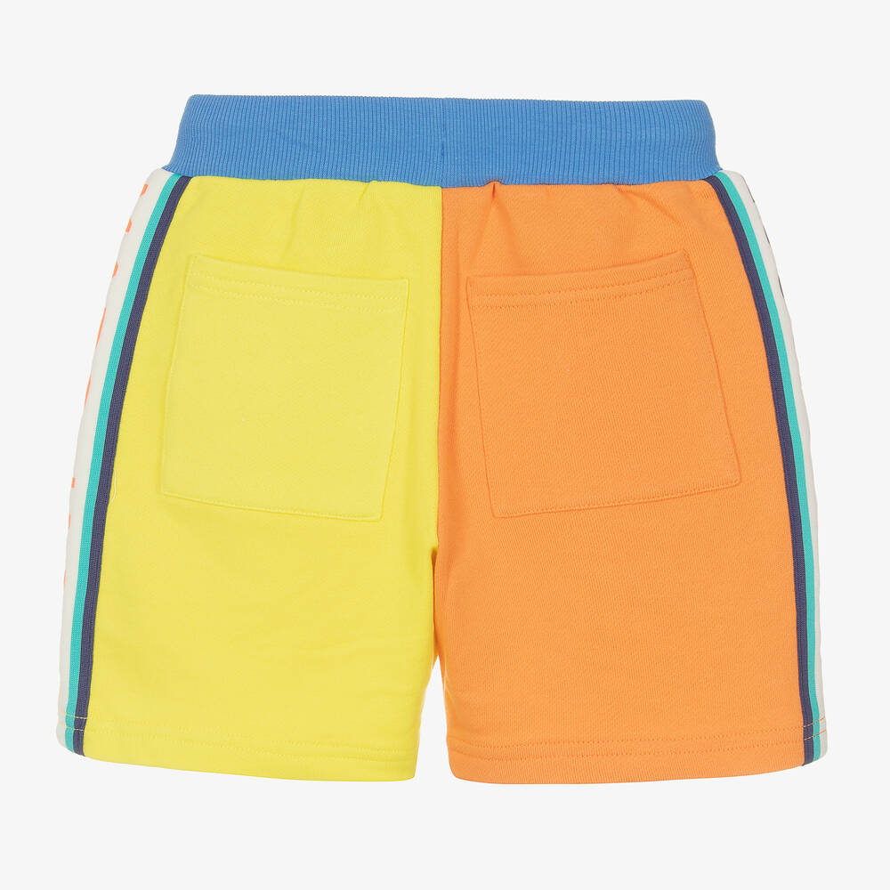 MARC JACOBS-Кремовые хлопковые шорты с цветовыми блоками | Childrensalon Outlet