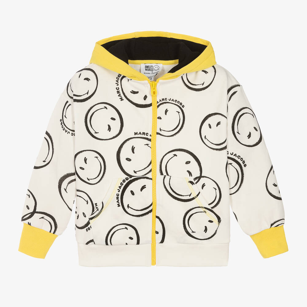 Yellow smiley face hoodie cheap