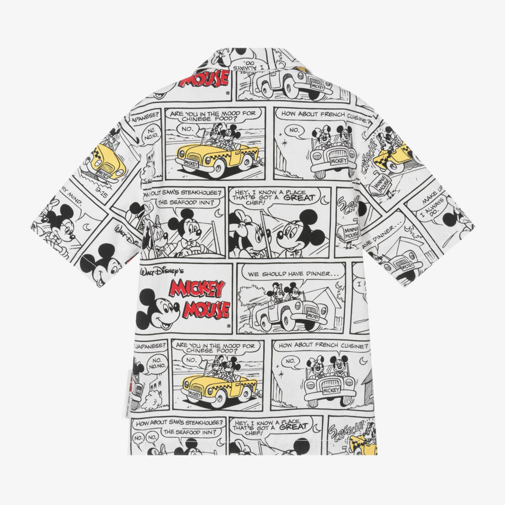 MARC JACOBS-Boys Ivory Mickey Mouse Tee | Childrensalon Outlet