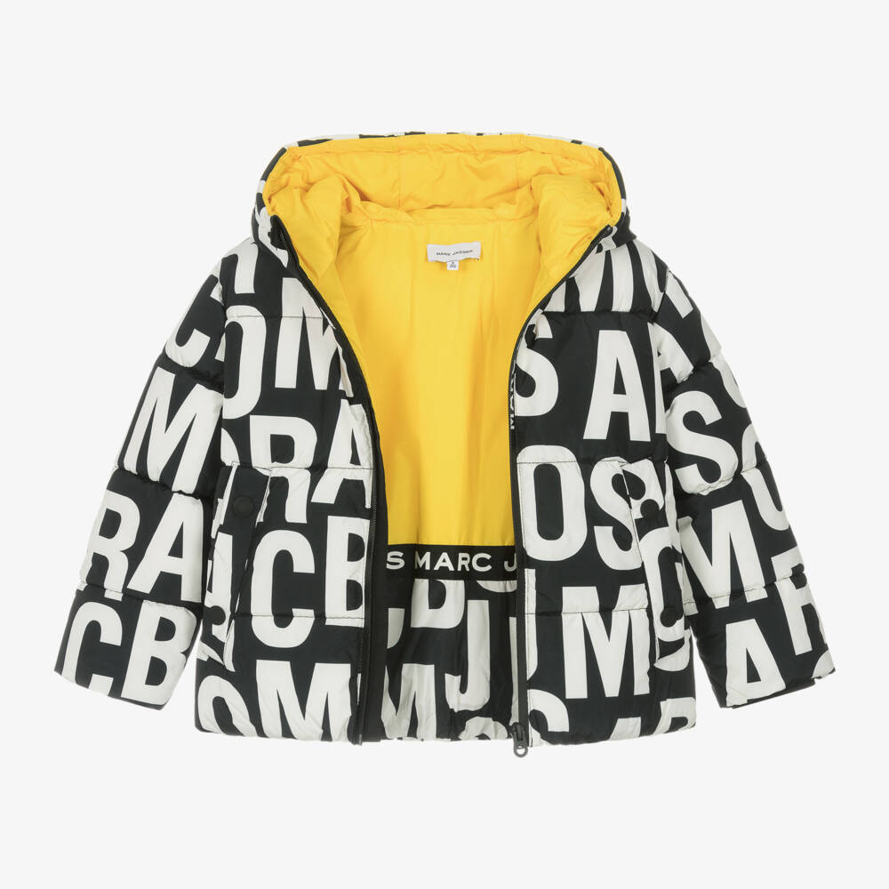 MARC JACOBS-Boys Monochrome Patterned Ski Coat | Childrensalon Outlet