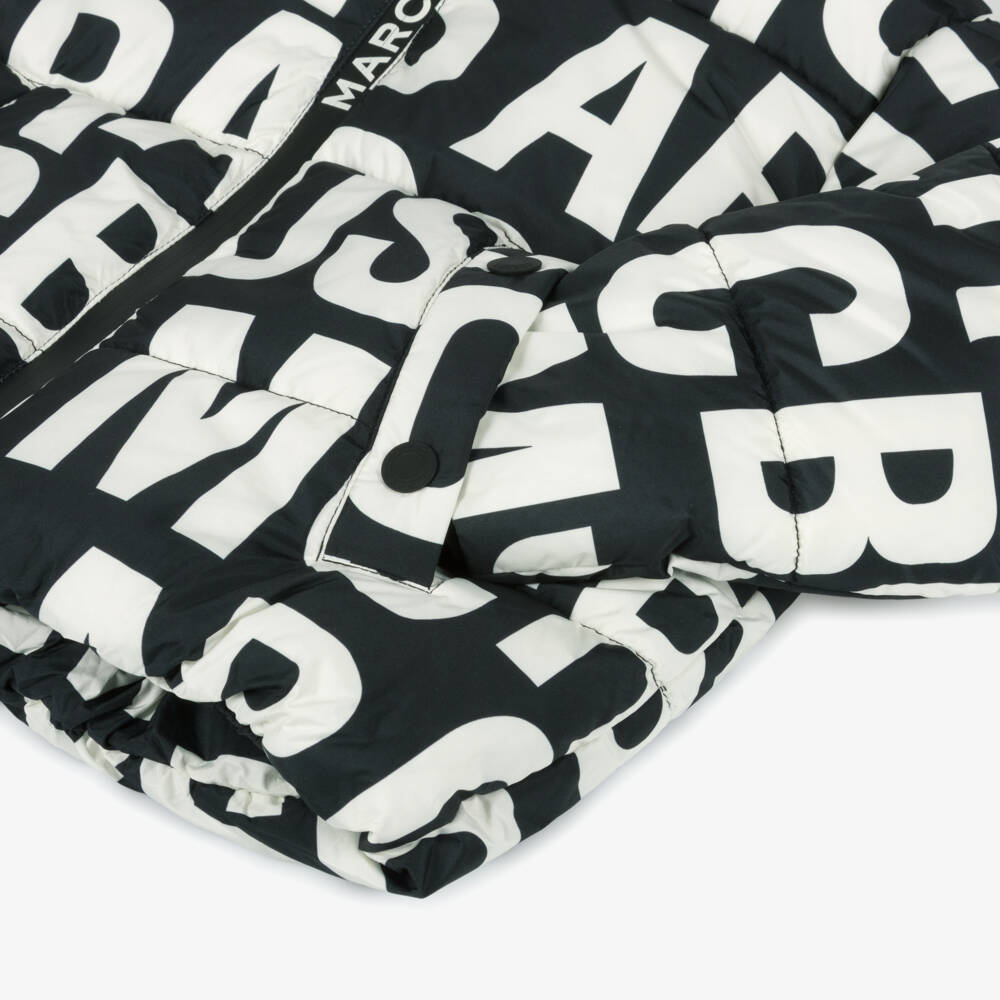 MARC JACOBS-Boys Monochrome Patterned Ski Coat | Childrensalon Outlet