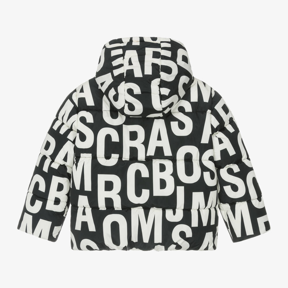 MARC JACOBS-Boys Monochrome Patterned Ski Coat | Childrensalon Outlet