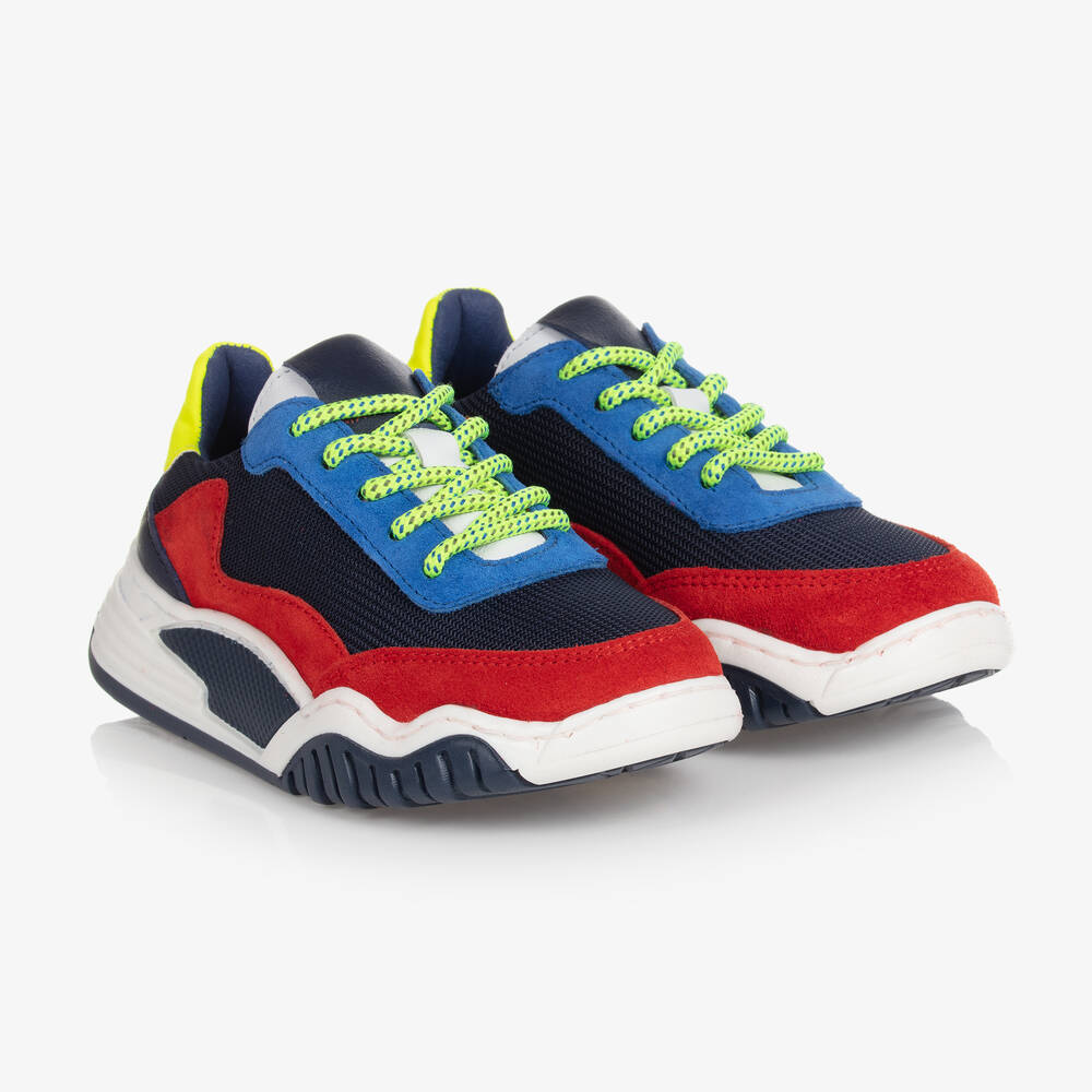 MARC JACOBS - Navyblaue Wildleder-Sneakers | Childrensalon