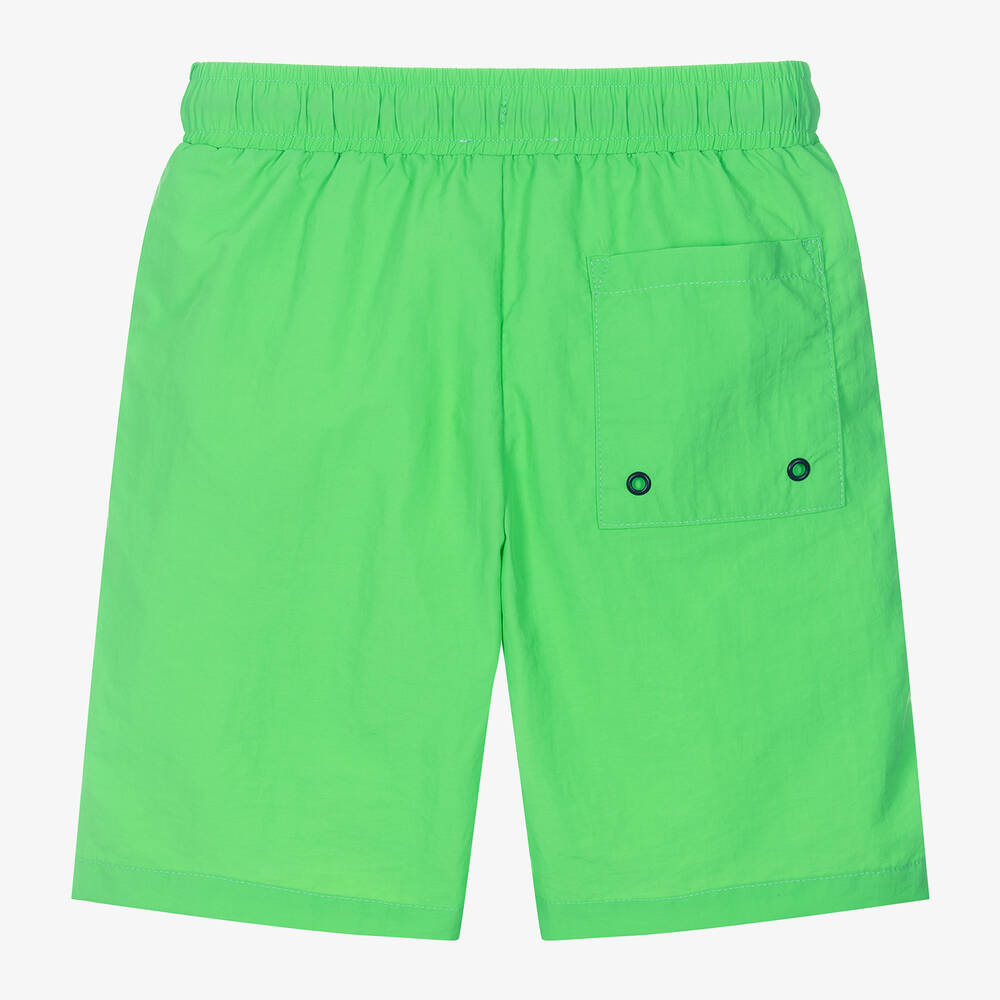 MARC JACOBS-شورت سباحة لون أخضر نيون للأولاد | Childrensalon Outlet