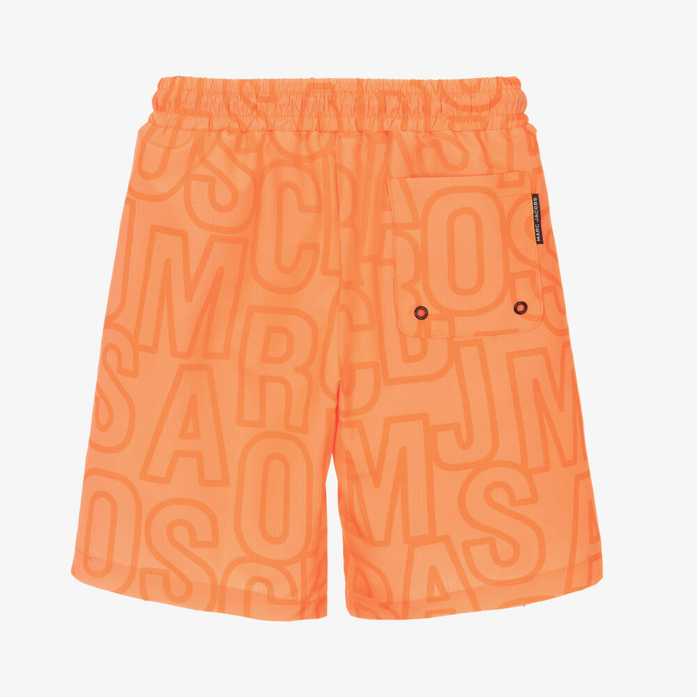 MARC JACOBS-Boys Orange Swim Shorts | Childrensalon Outlet