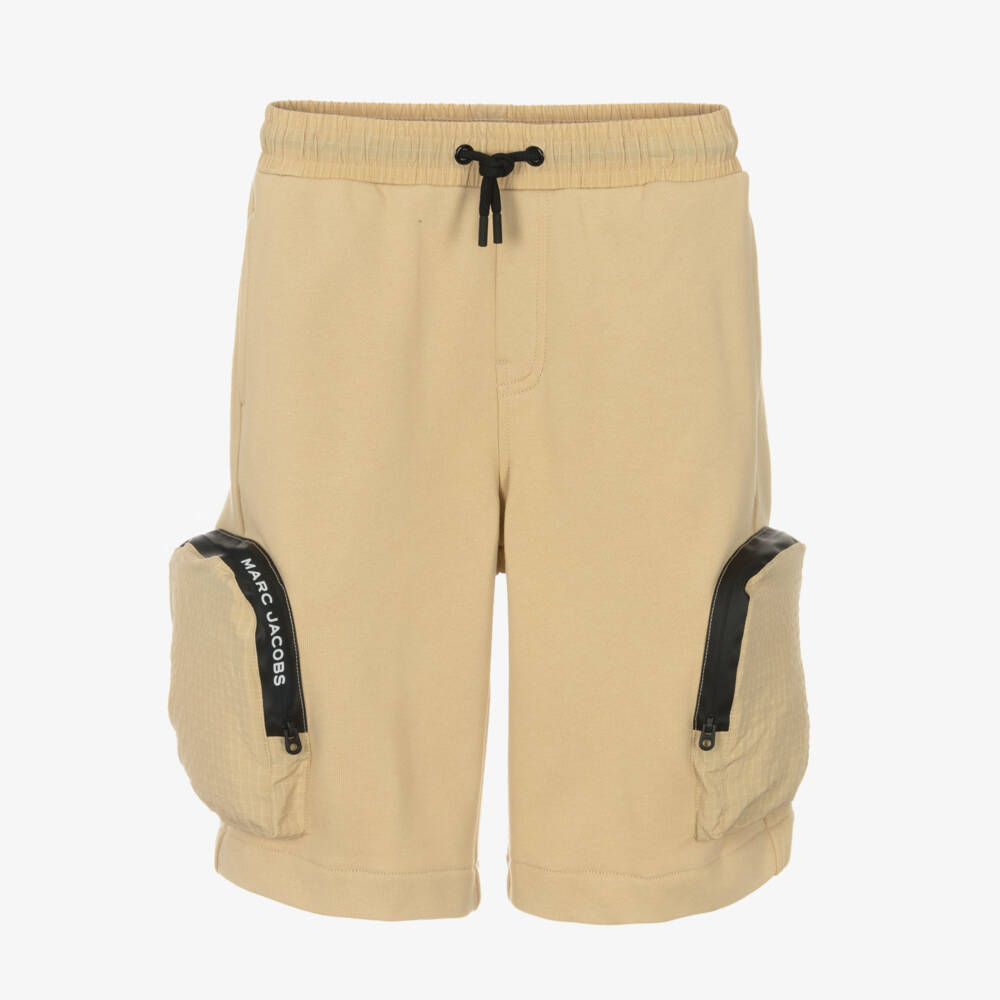 MARC JACOBS-Мягкие бежевые вязаные шорты для мальчиков | Childrensalon Outlet