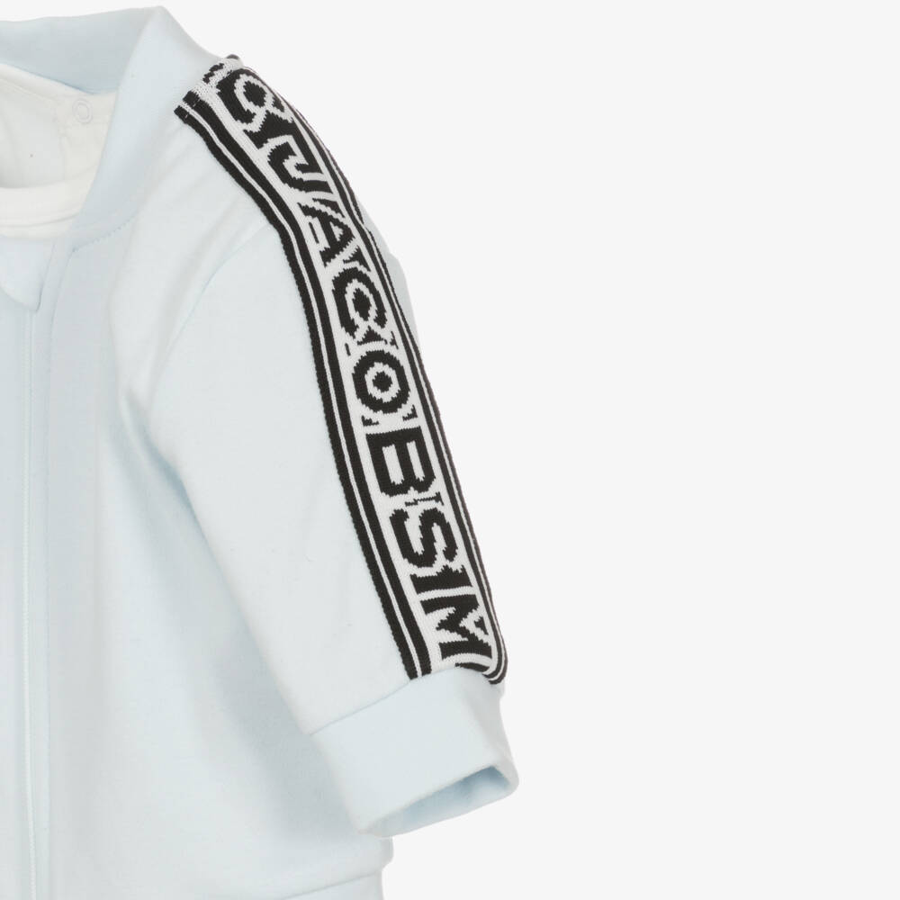 MARC JACOBS-Boys Soft Blue Branded Tracksuit Ensemble | Childrensalon Outlet