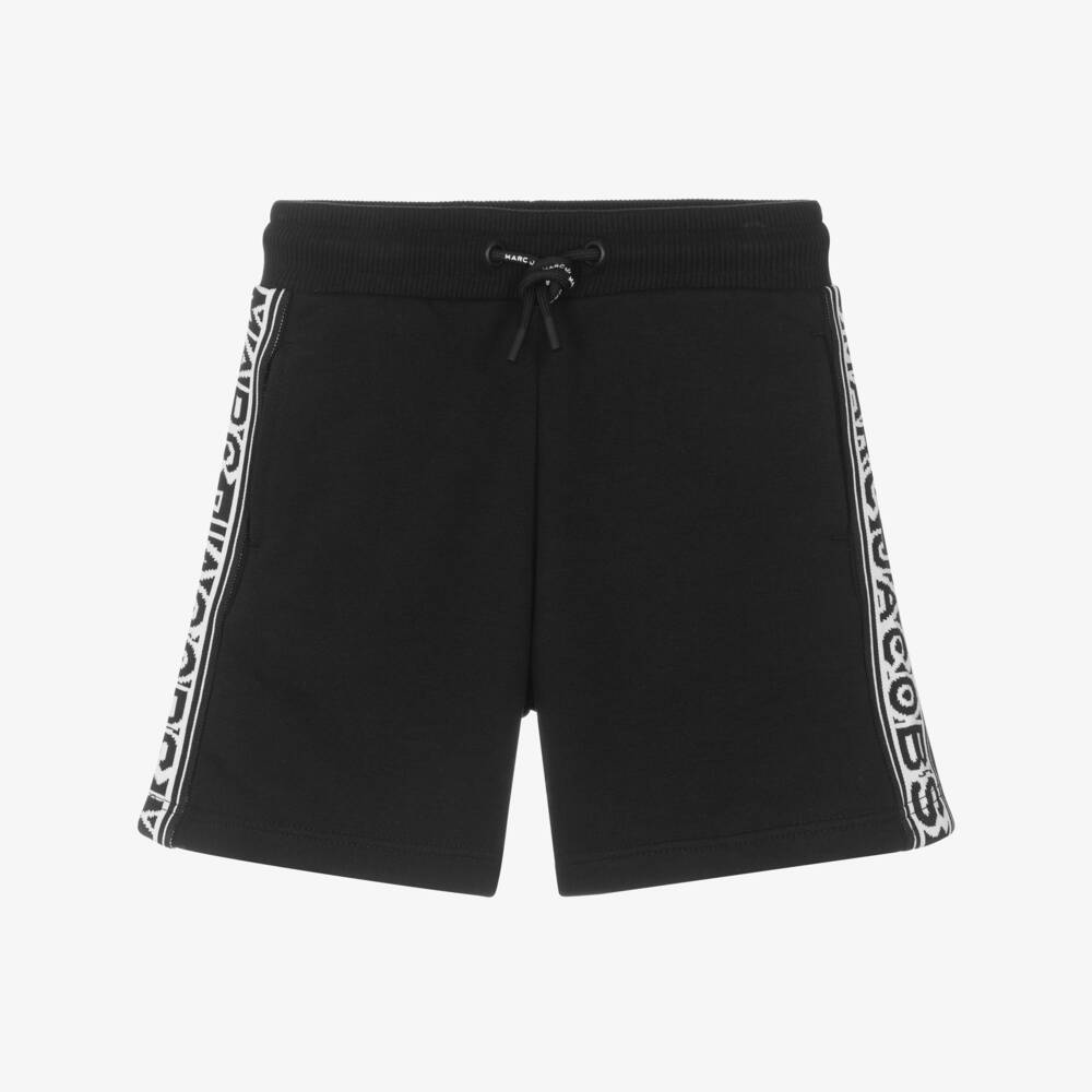 MARC JACOBS-شورت رياضي أسود محبوك للأولاد | Childrensalon Outlet