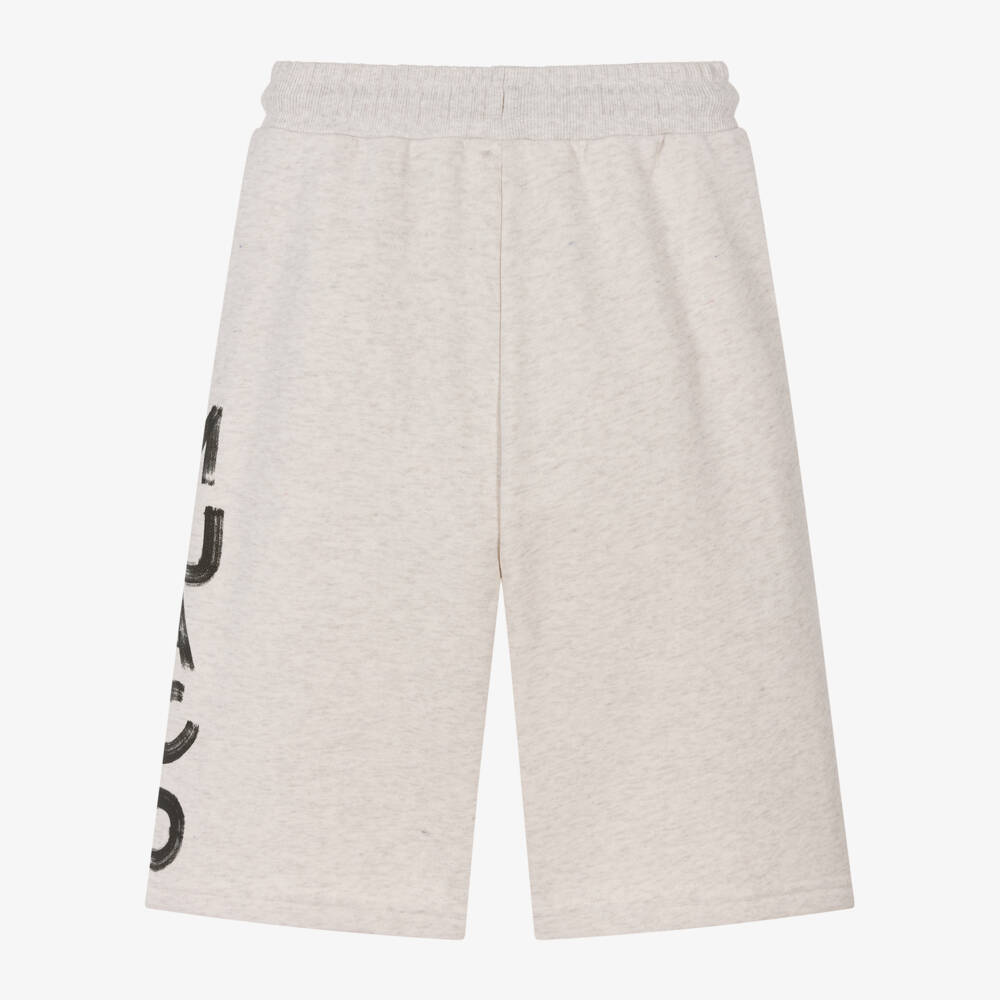 MARC JACOBS-شورت برمودا جيرسي بني فاتح للأولاد | Childrensalon Outlet