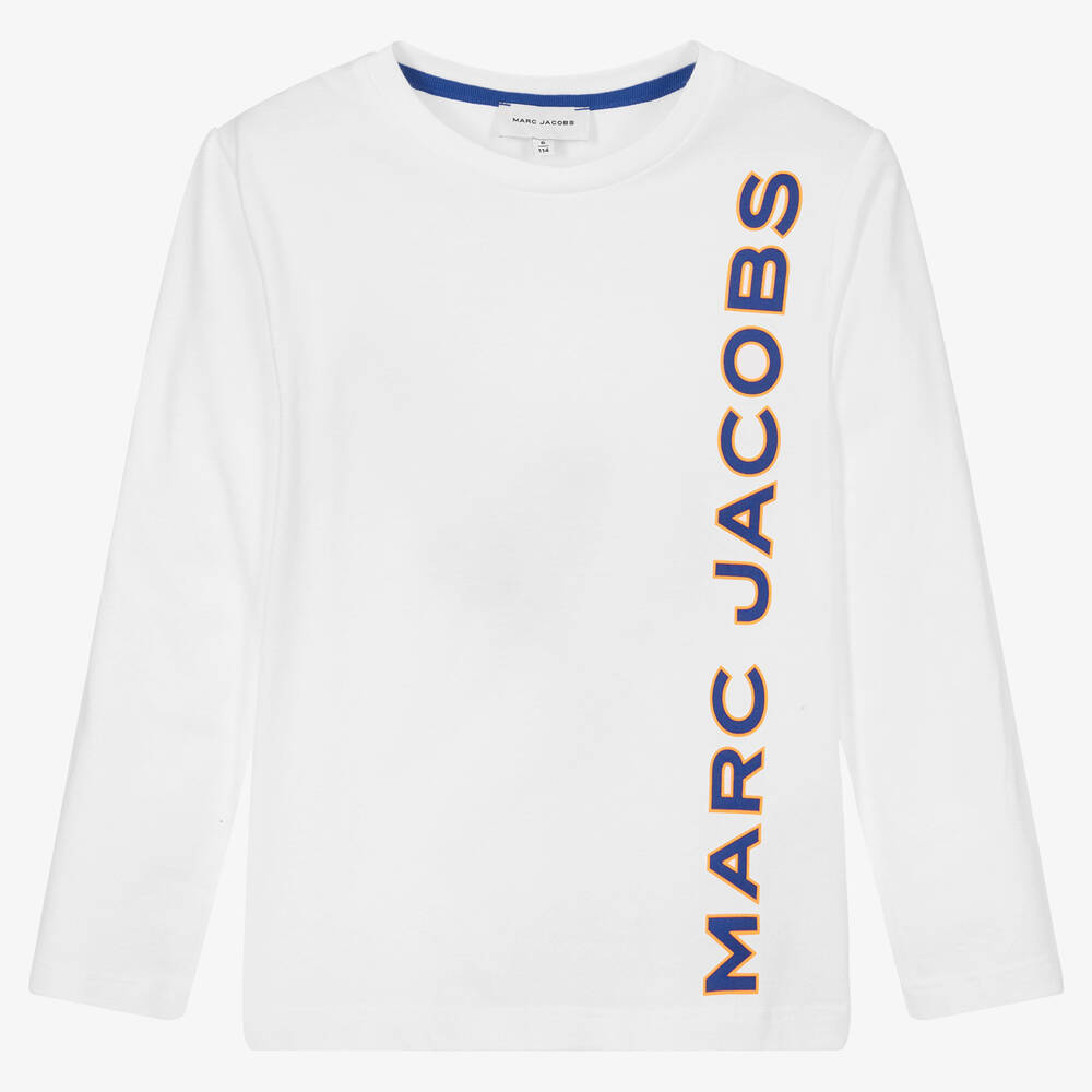 MARC JACOBS - Haut blanc en coton pour garçon | Childrensalon