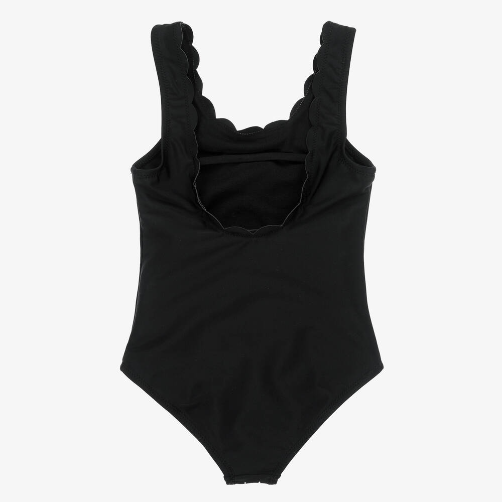 MARC JACOBS-Черный купальник с логотипом из страз для девочек | Childrensalon Outlet