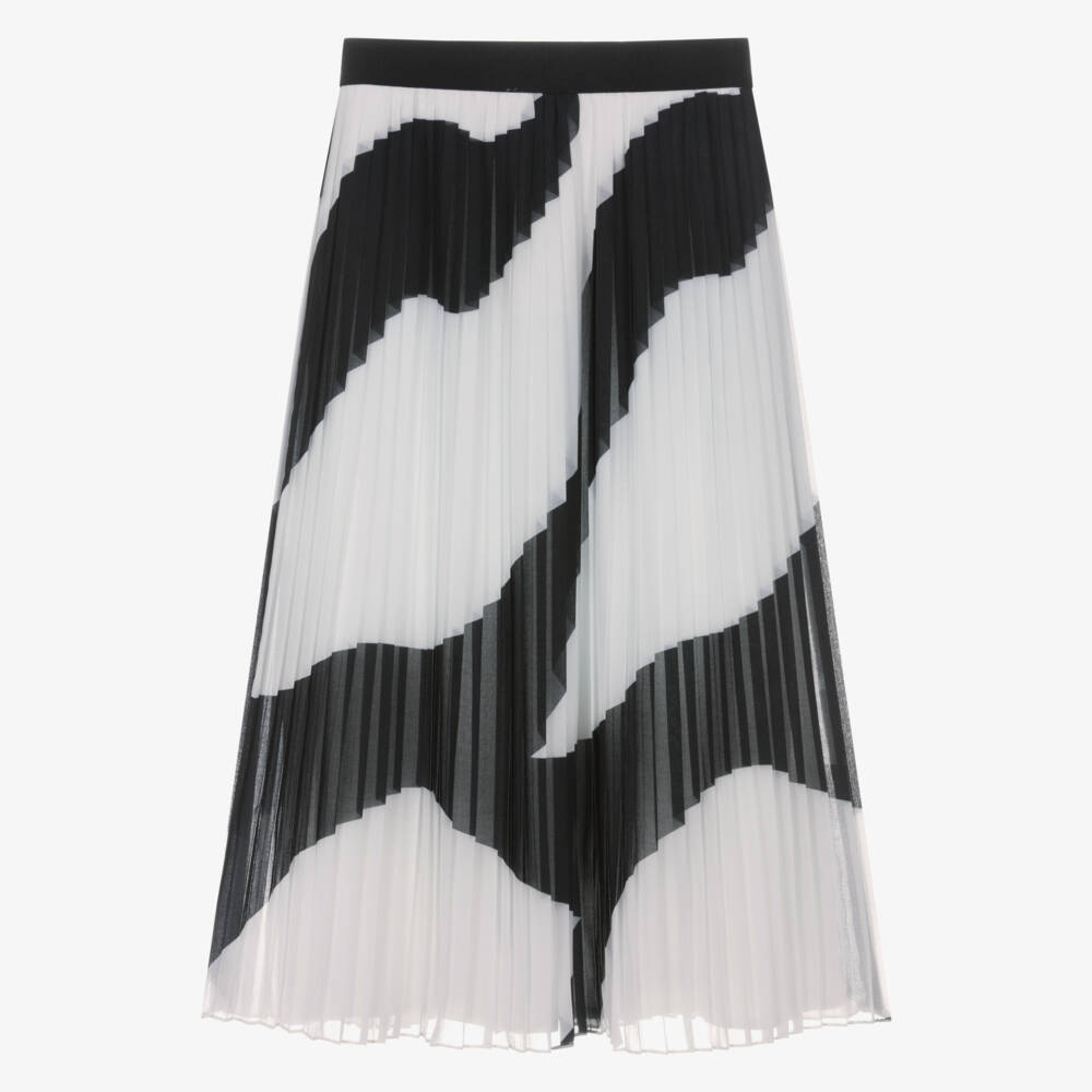 MARC JACOBS-Юбка в складку с зебровым принтом для девочек | Childrensalon Outlet