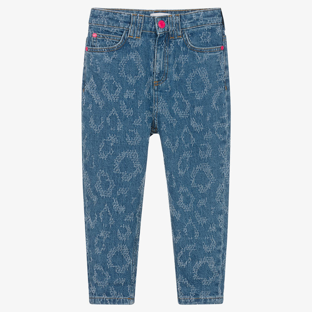 MARC JACOBS - Jean en denim à motif léopard fille | Childrensalon