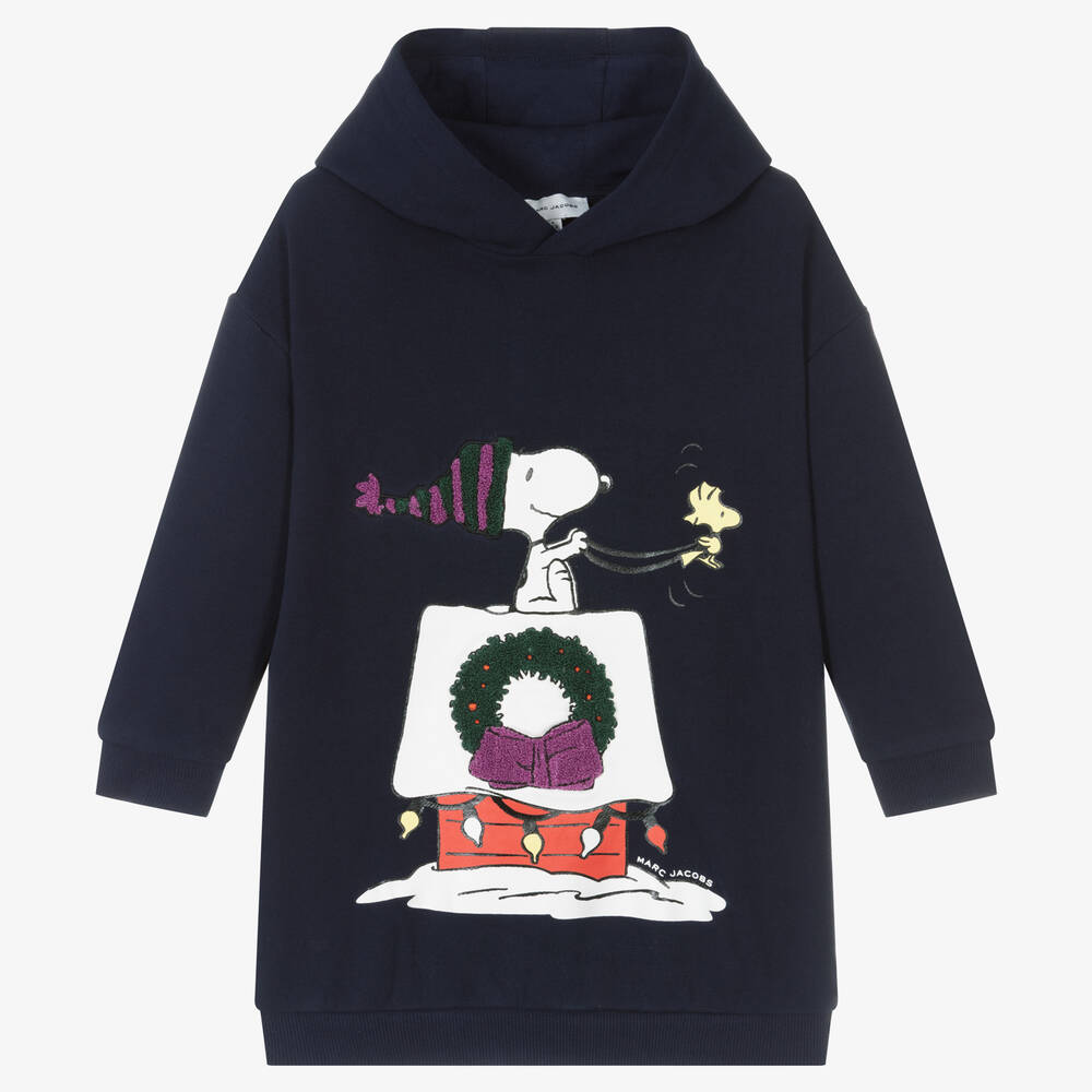 MARC JACOBS - Blaues Snoopy Kapuzenkleid (M) | Childrensalon