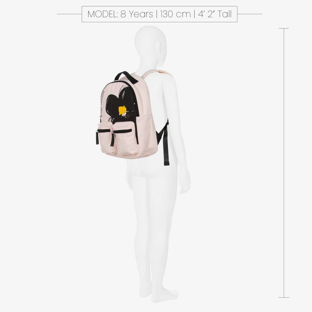 MARC JACOBS-Girls Blush Blossom School Bag | Childrensalon Outlet