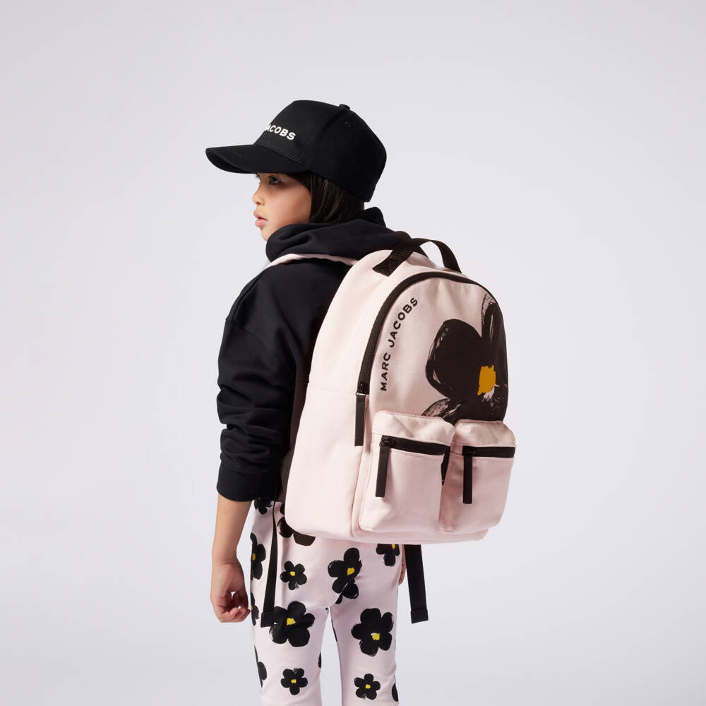 MARC JACOBS-Girls Blush Blossom School Bag | Childrensalon Outlet