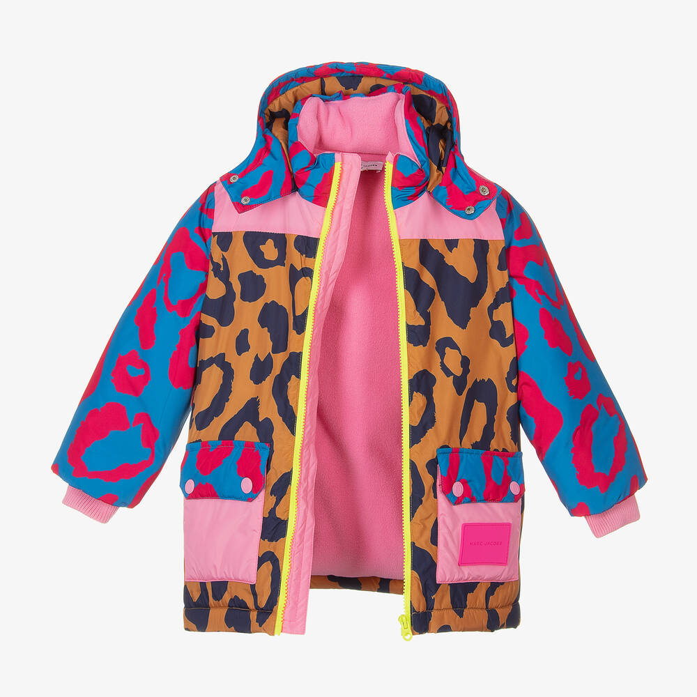 Pink leopard print jacket new arrivals