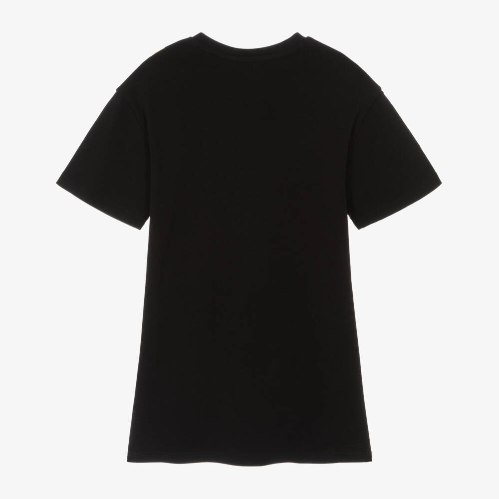 MARC JACOBS-Girls Chic Black Cotton Dress | Childrensalon Outlet