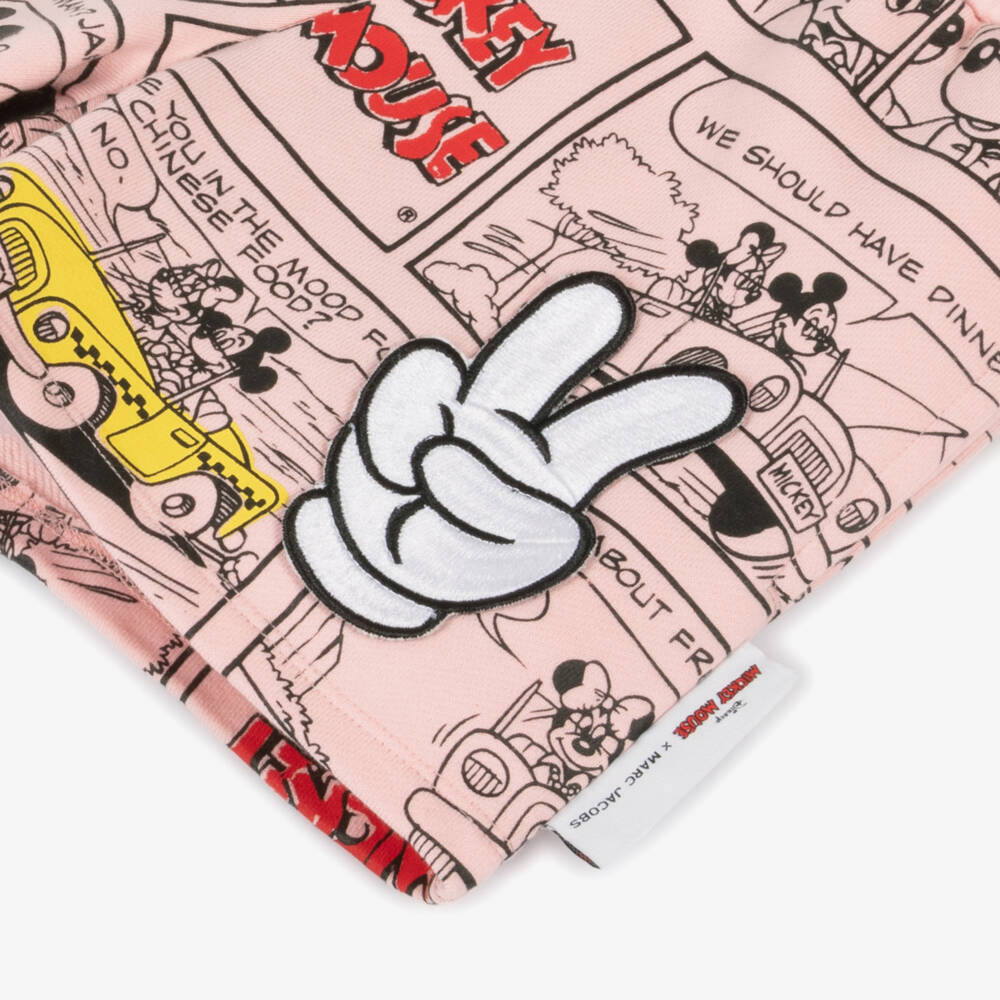 MARC JACOBS-Girls Cotton Cartoon Print Shorts | Childrensalon Outlet