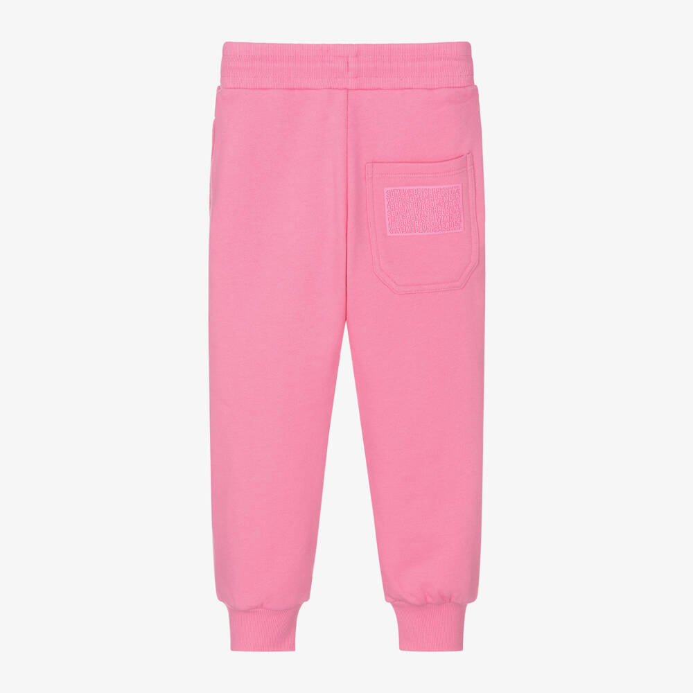 MARC JACOBS-Girls Cotton Pink Jogging Trousers | Childrensalon Outlet