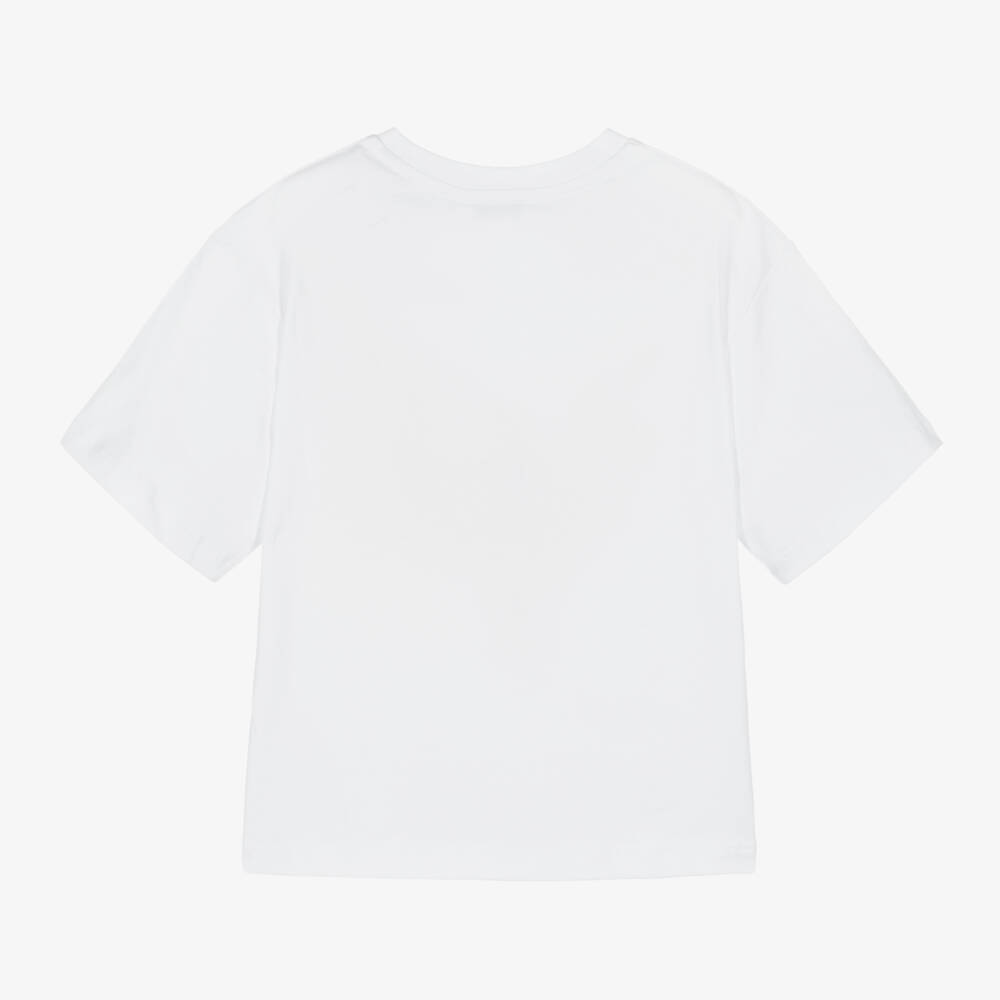 MARC JACOBS-Girls Cotton Tee with Smiley Design | Childrensalon Outlet