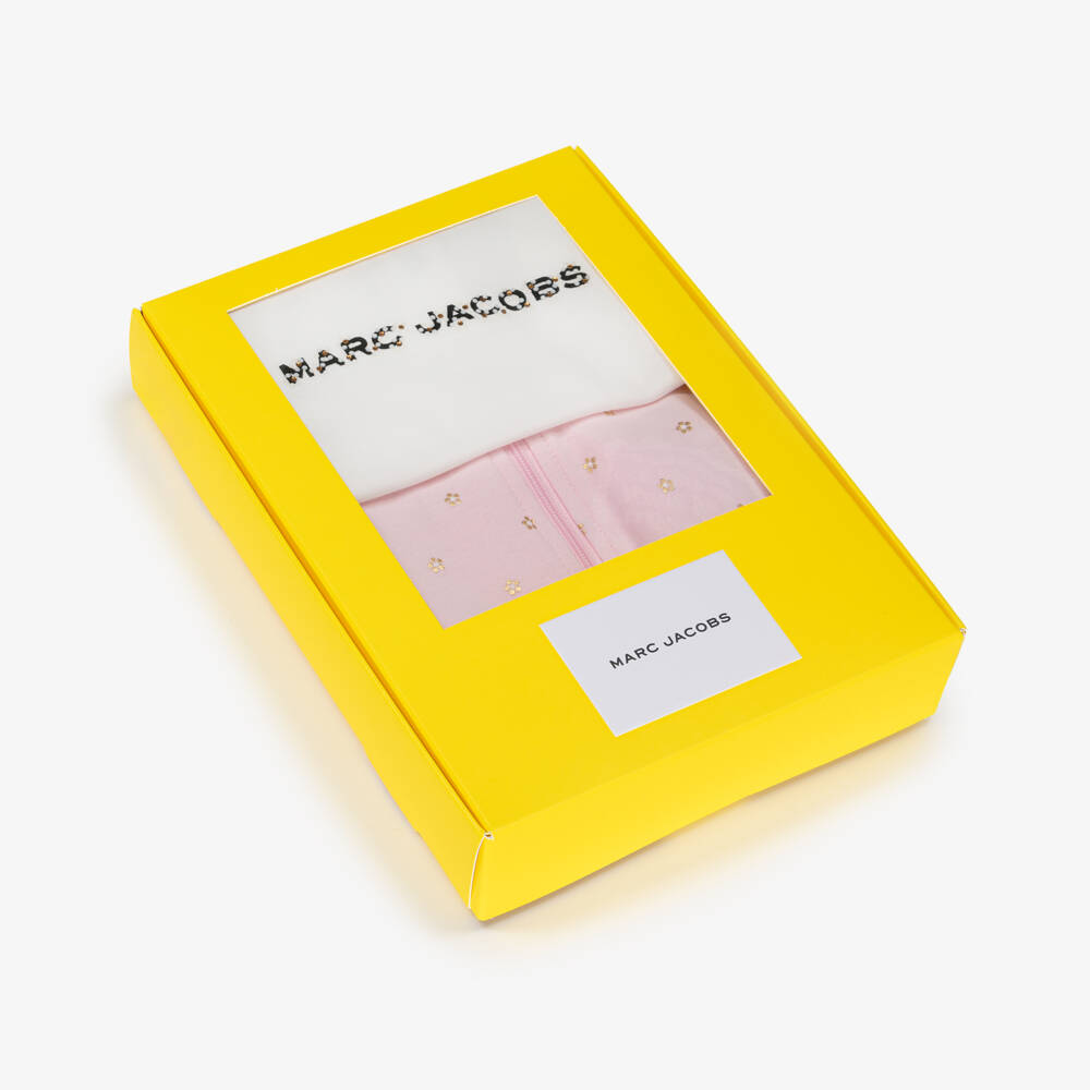 MARC JACOBS-Girls Delightful Pink Ensemble Set | Childrensalon Outlet