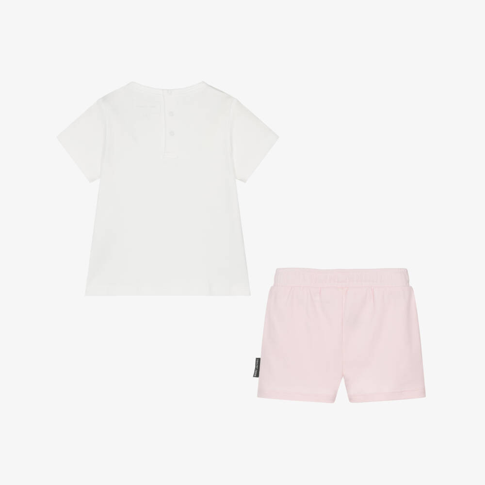 MARC JACOBS-Girls Delightful Pink Jersey Ensemble | Childrensalon Outlet