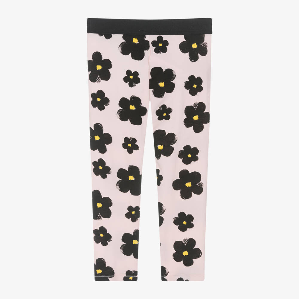MARC JACOBS-Girls Floral Cotton Jersey Leggings | Childrensalon Outlet