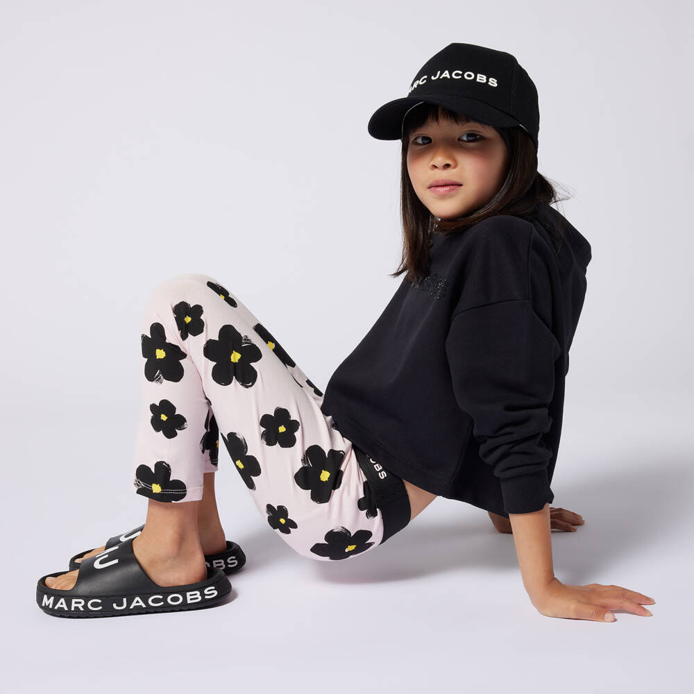 MARC JACOBS-Girls Floral Cotton Jersey Leggings | Childrensalon Outlet